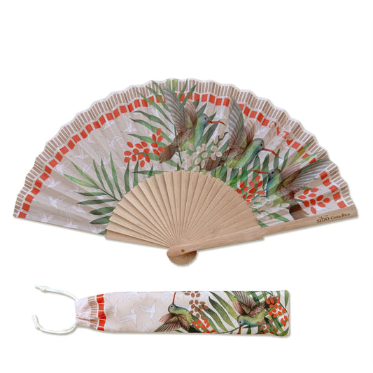 Abanico Colibri Beige
