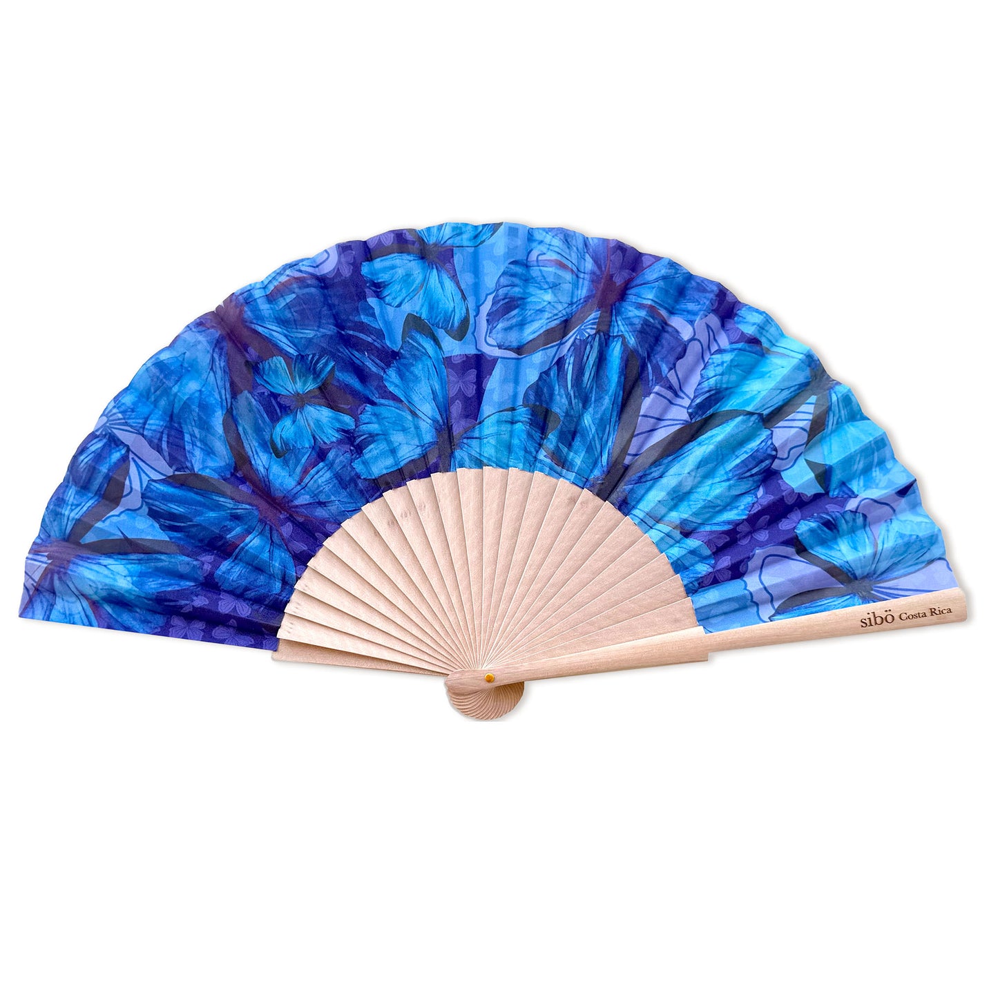 Abanico Morpho Azul