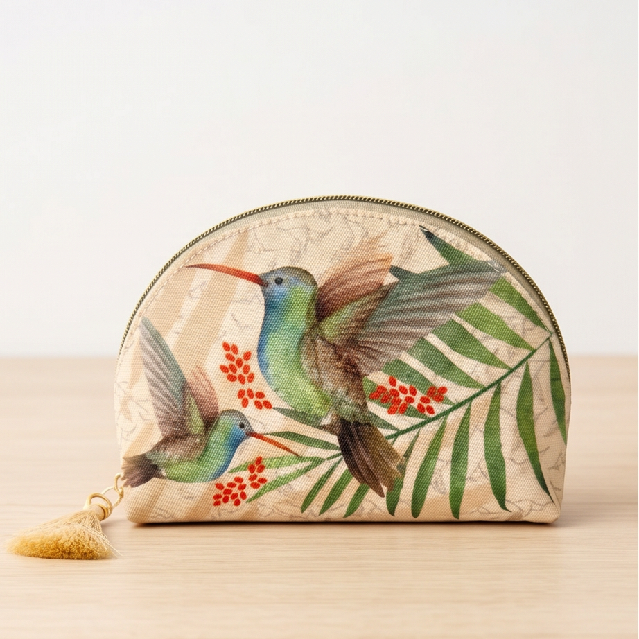 Cosmetiquera Luna Colibri Beige