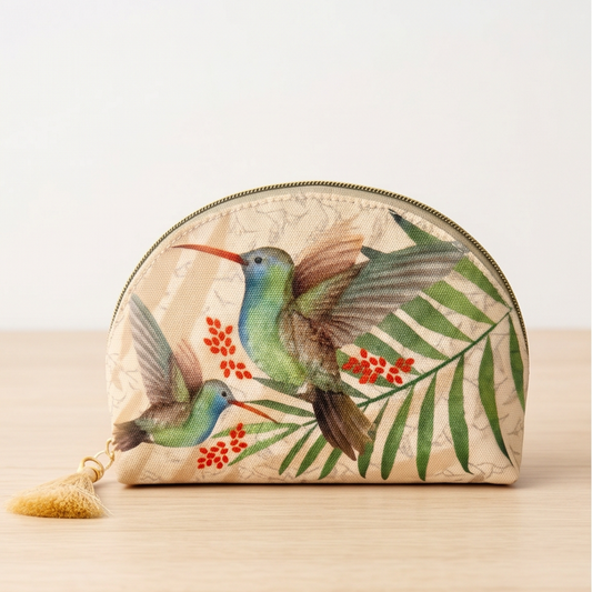 Cosmetiquera Luna Colibri Beige