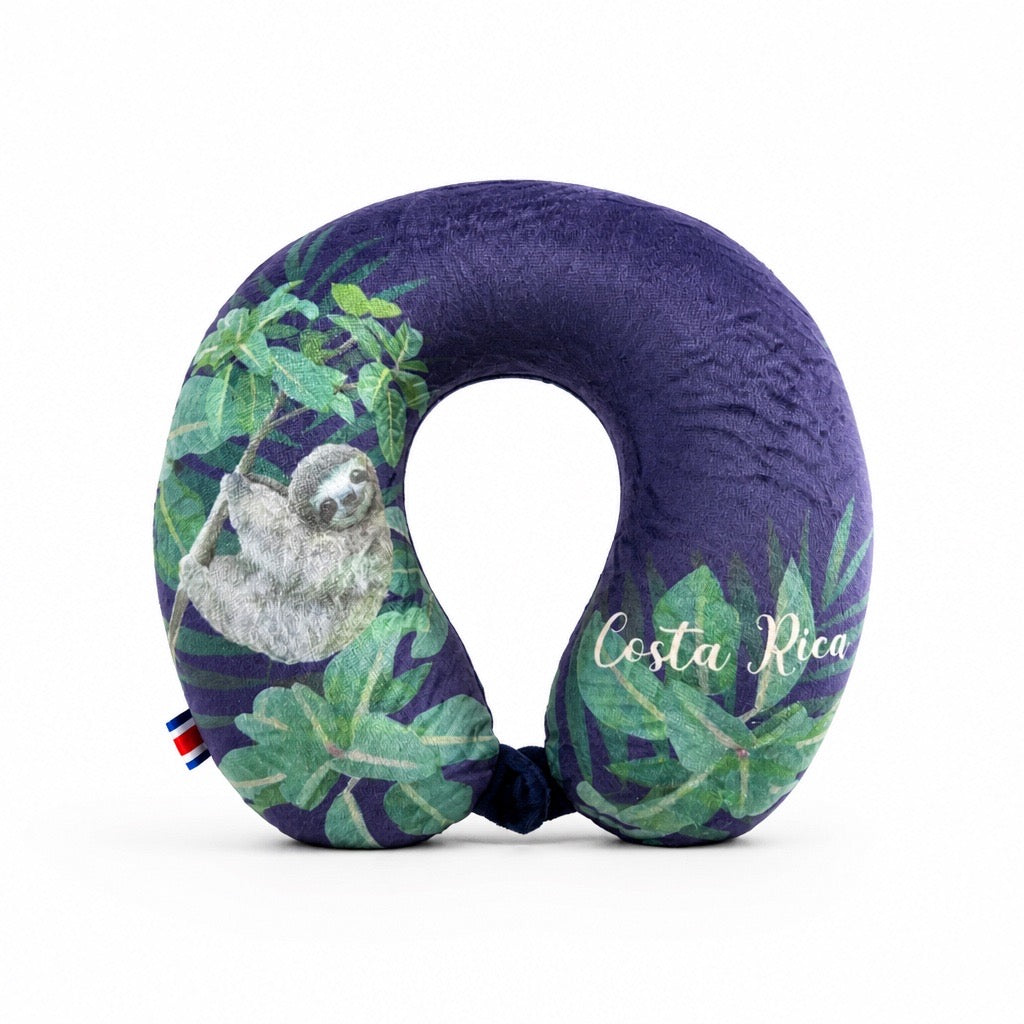 Almohada de viaje Perezoso Azul