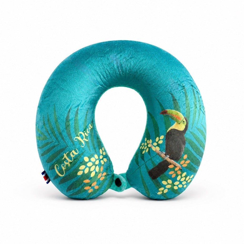 Almohada de viaje Tucan Verde