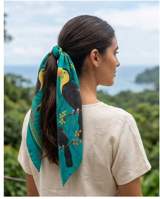 Pañuelo Tucan Verde Esmeralda