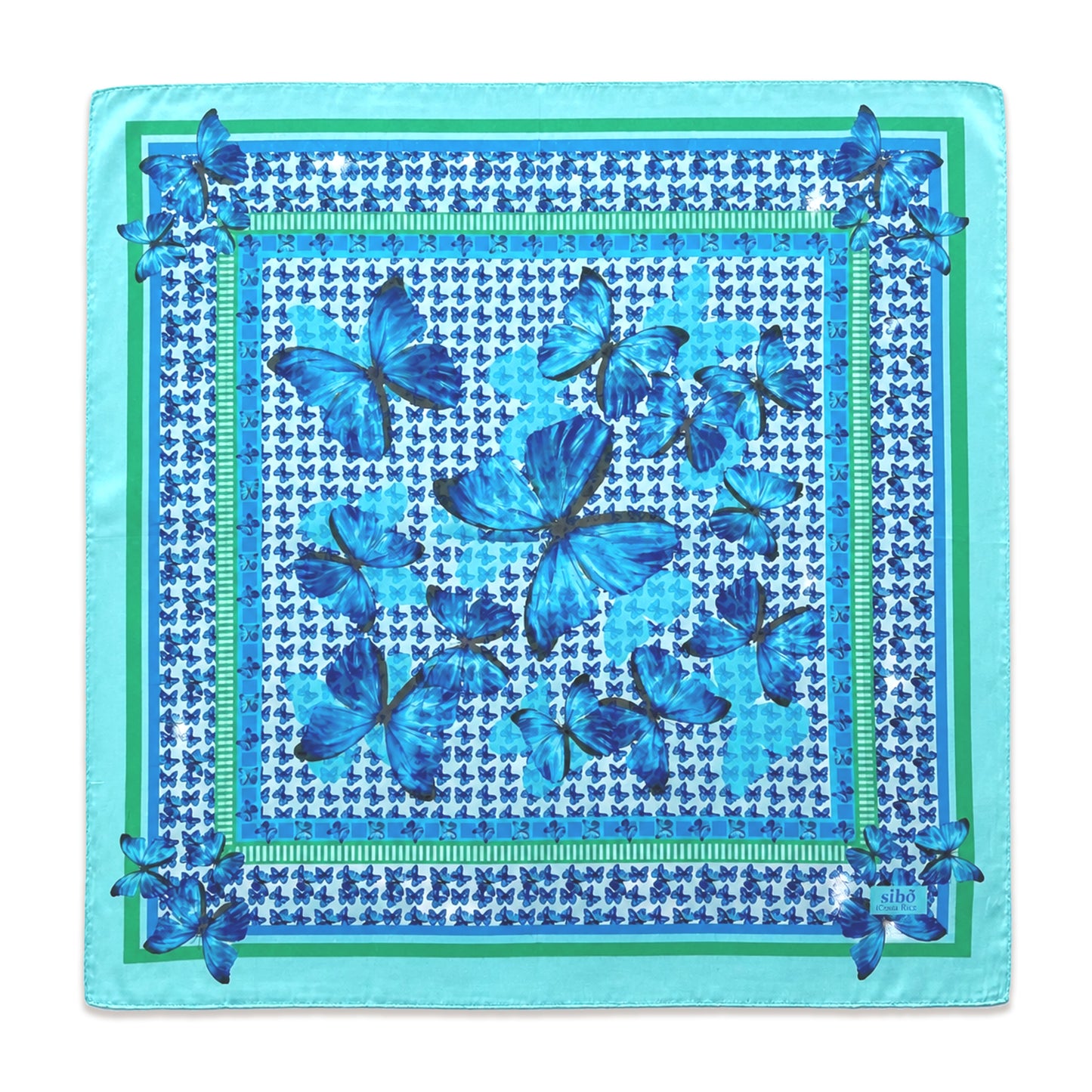 Pañuelo Morpho Turquesa