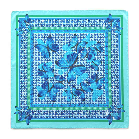 Pañuelo Morpho Turquesa
